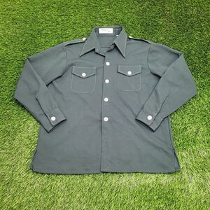 Vintage 70s Disco Polyester Hippie Shirt Large 24x28 Baggy